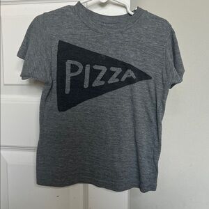 American Apparel Gray “PIZZA” Kids T-Shirt